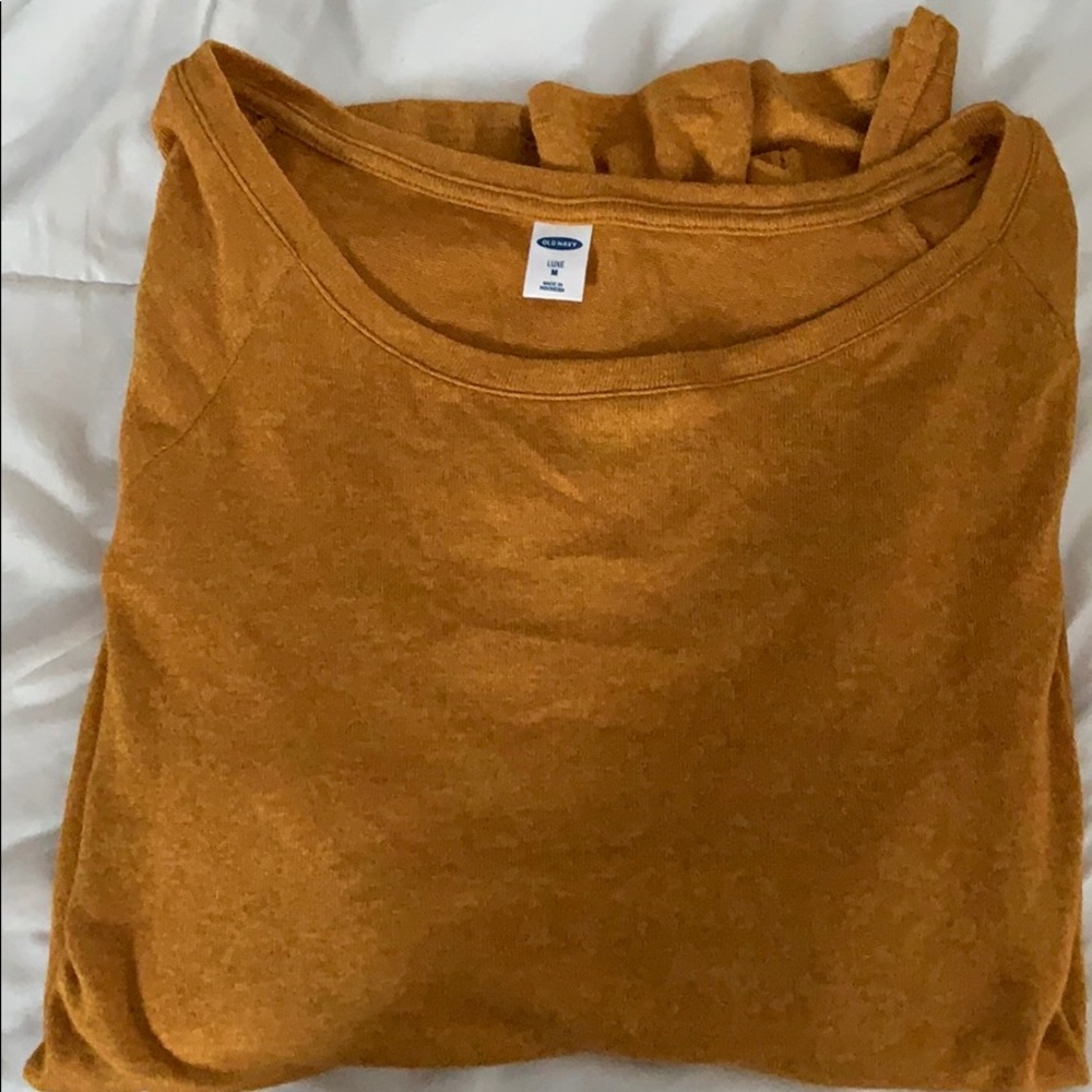 Gold Old Navy Soft Luxe Sweater